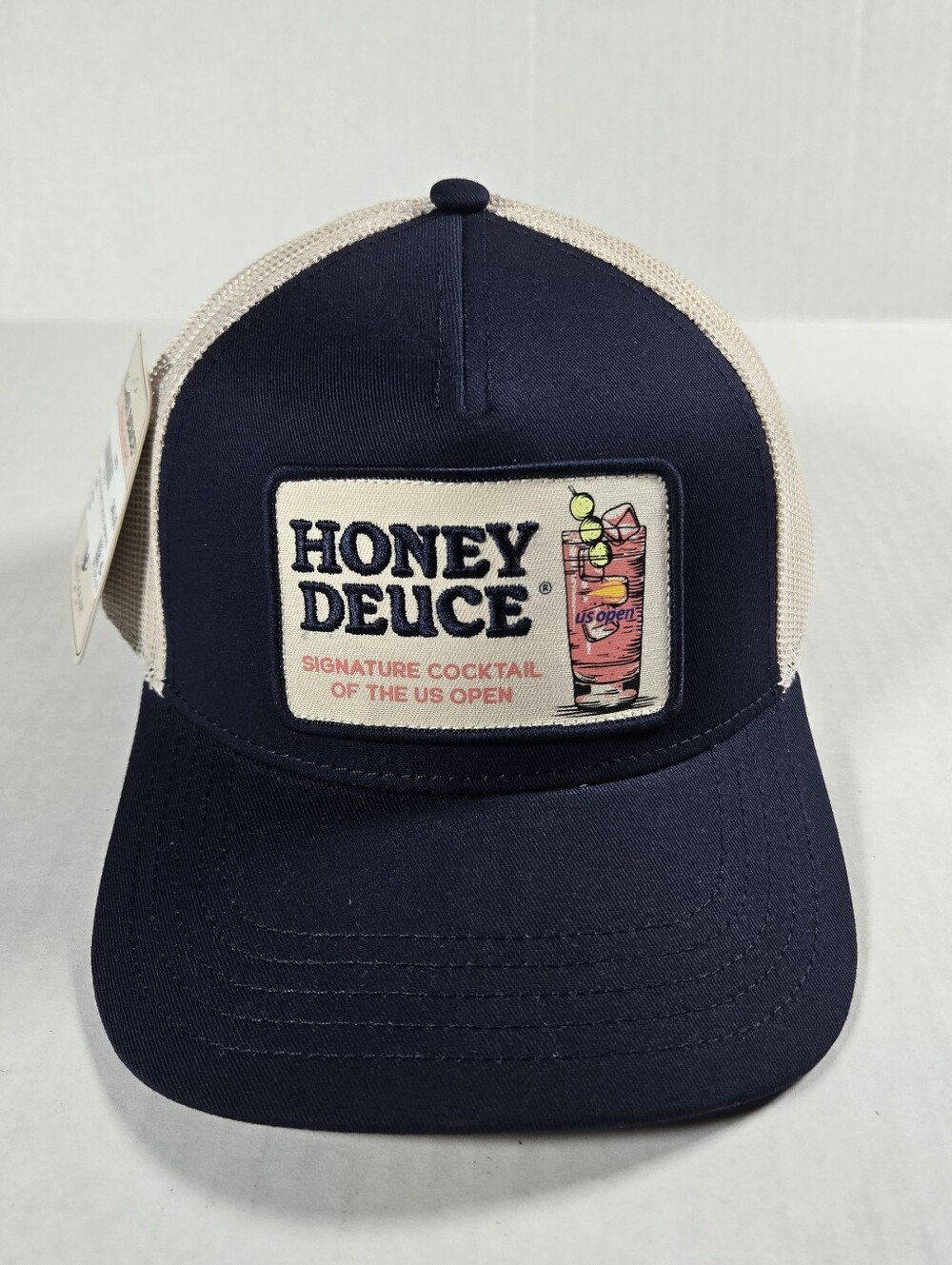 Honey Deuce Cocktail US Open Tennis Tournament Baseball Trucker Cap Hat NWT